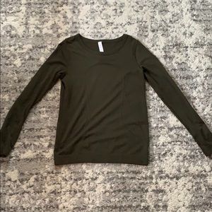 Green Lululemon Athletic Longsleeve
